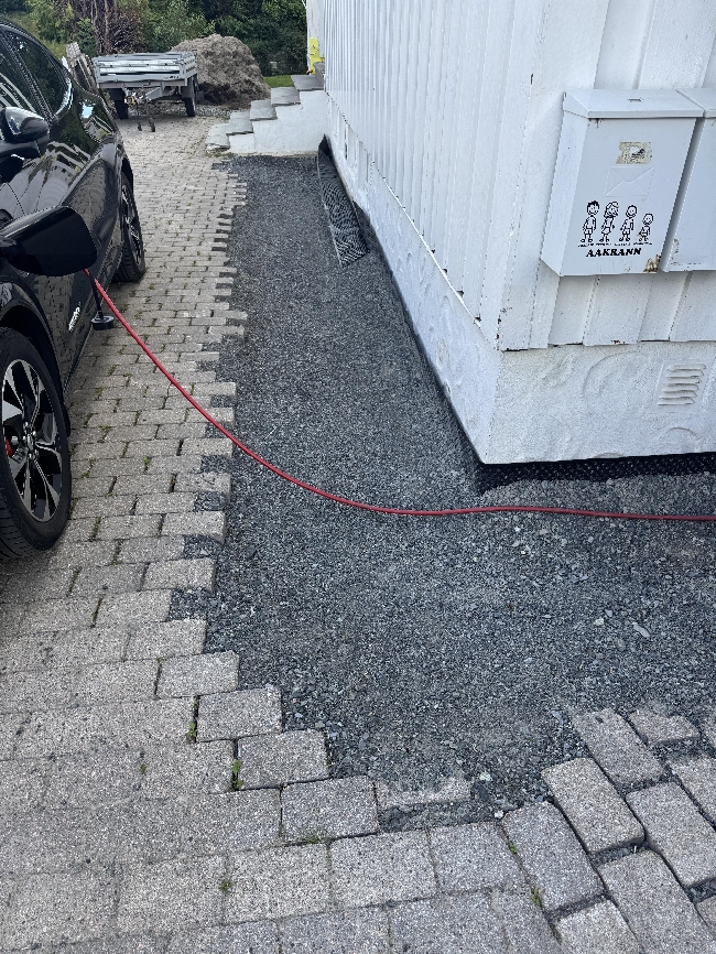 Legge tilbake belegningsstein