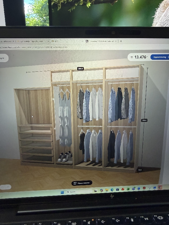 Montering Ikea Pax og Ikea Småstad