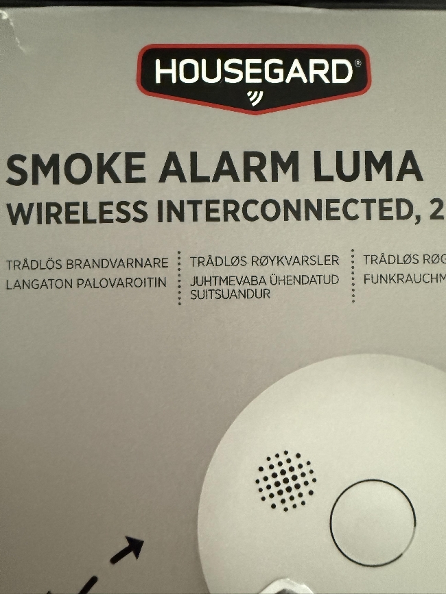 Montere Luma brannalarm