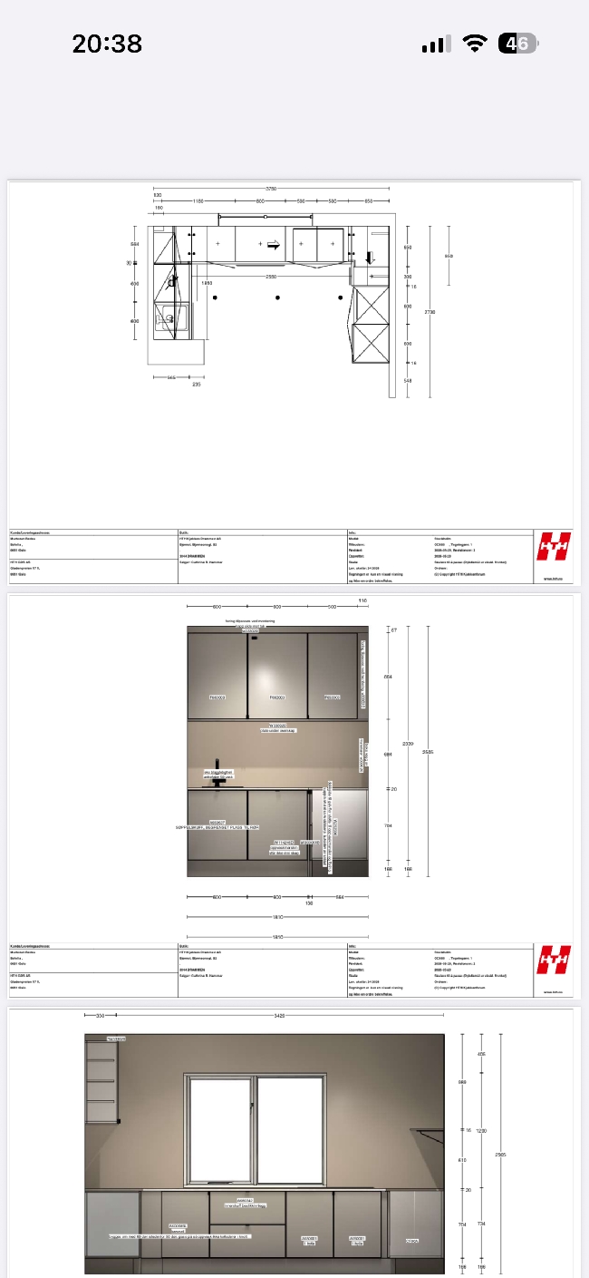 Montere HTH-kjøkken