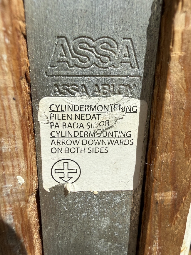 Bytte lås og låsekasse