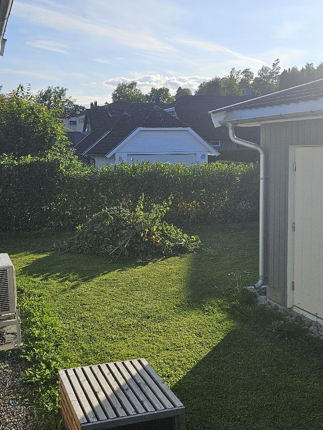 Bortkjøring av hageavfall
