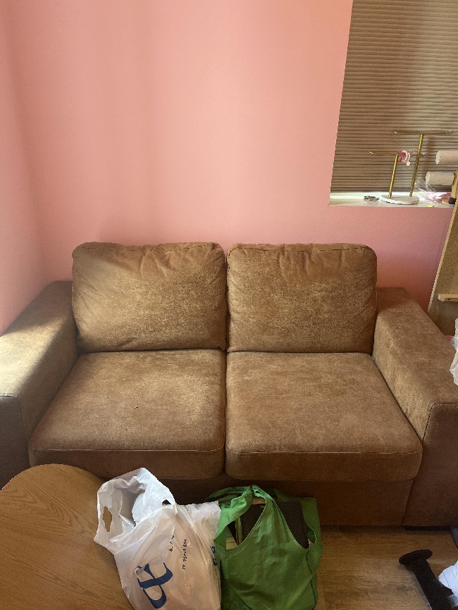 Kan du hente en sofa her og kjøre den på dynga?