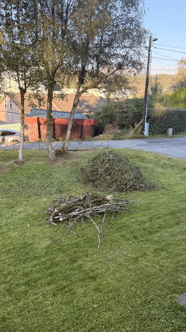 Hageavfall / greiner ønskes hentet
