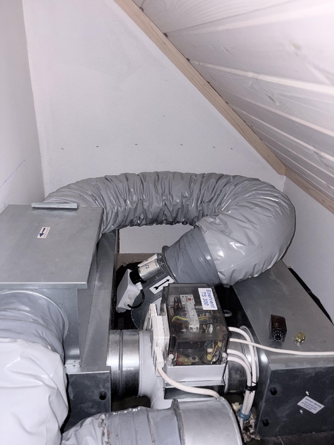 utbytte av ventilasjonsanlegget