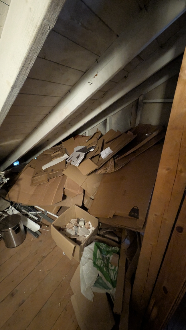 Bortkjøring av avfall etter oppussing