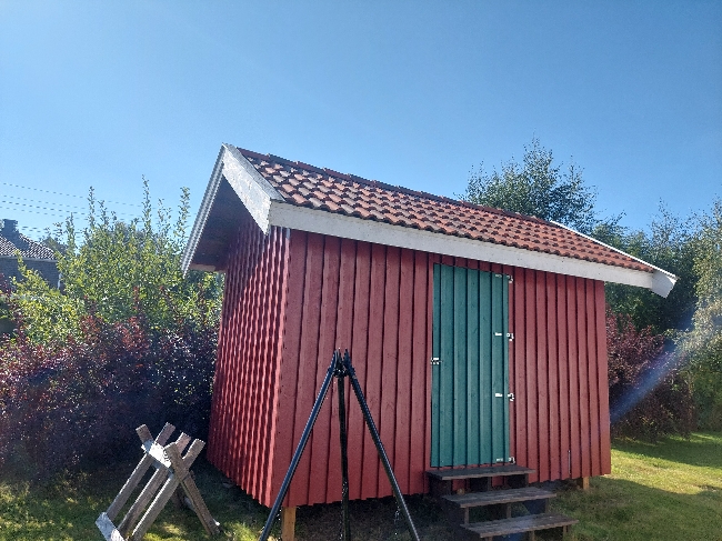 Fasadevask Garasje