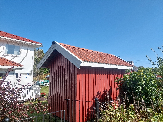 Fasadevask Garasje