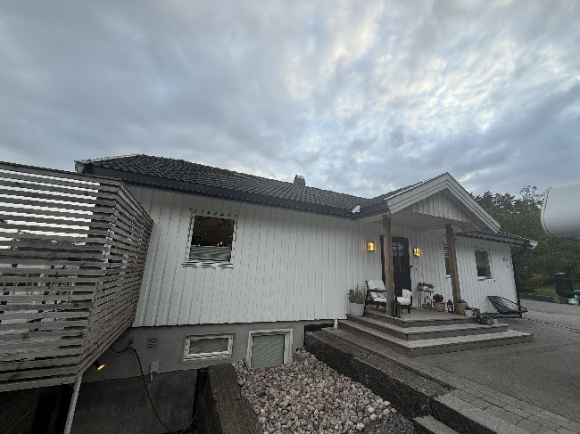 Vask og maling av hus og garasje