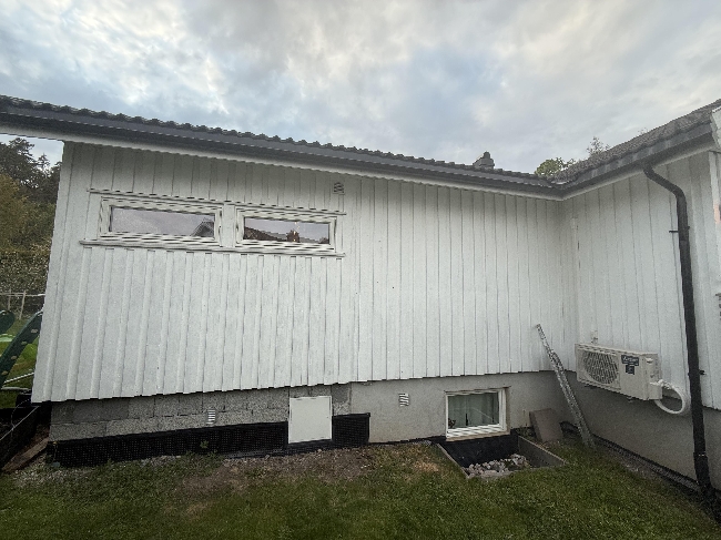 Vask og maling av hus og garasje