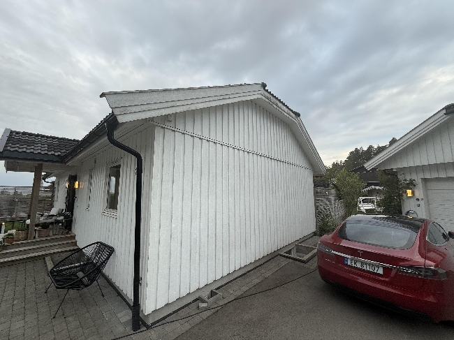 Vask og maling av hus og garasje