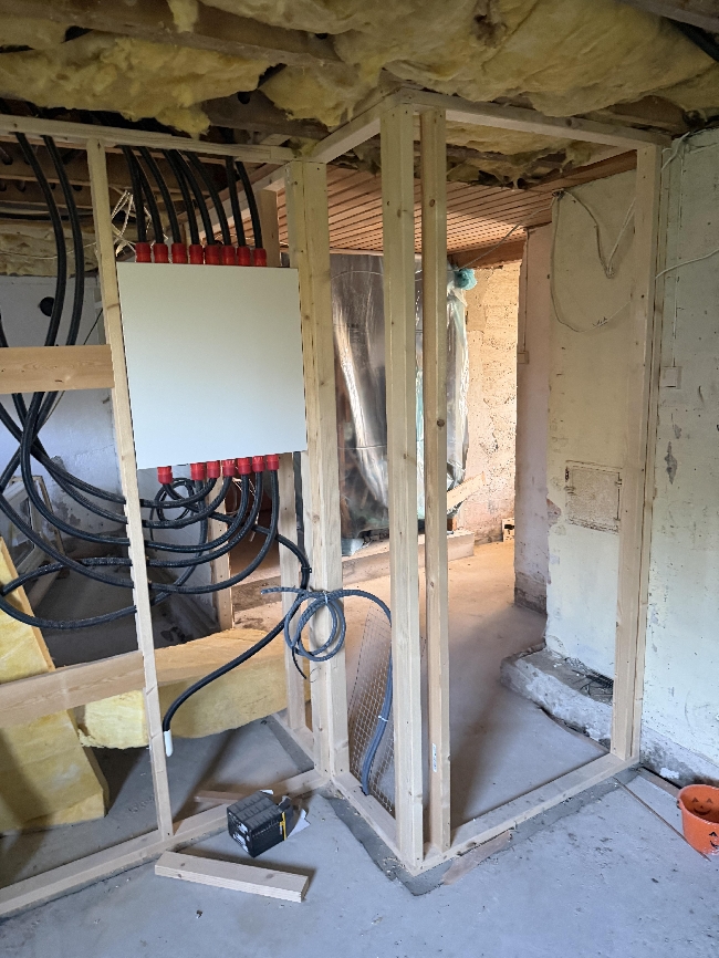 Gipse kjellerrom ca 45 m2