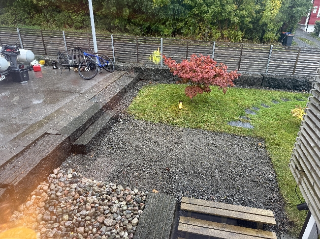 Legge belegningsstein, ca. 8 m²
