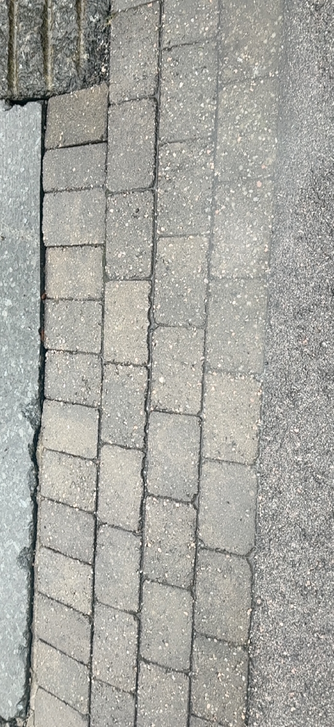 Legge belegningsstein, ca. 8 m²