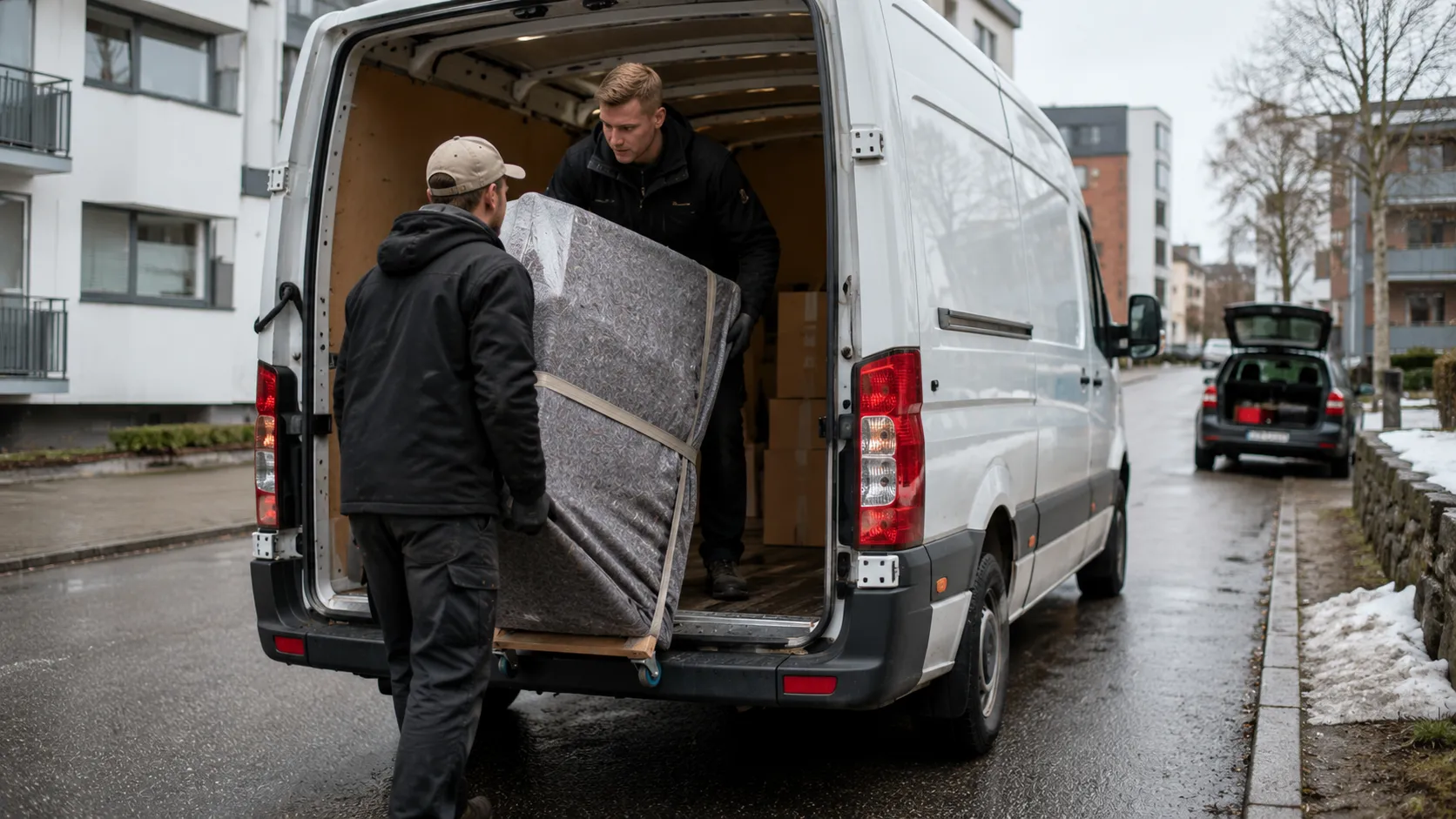 Akutt transport i Askoy med varebil og rask levering