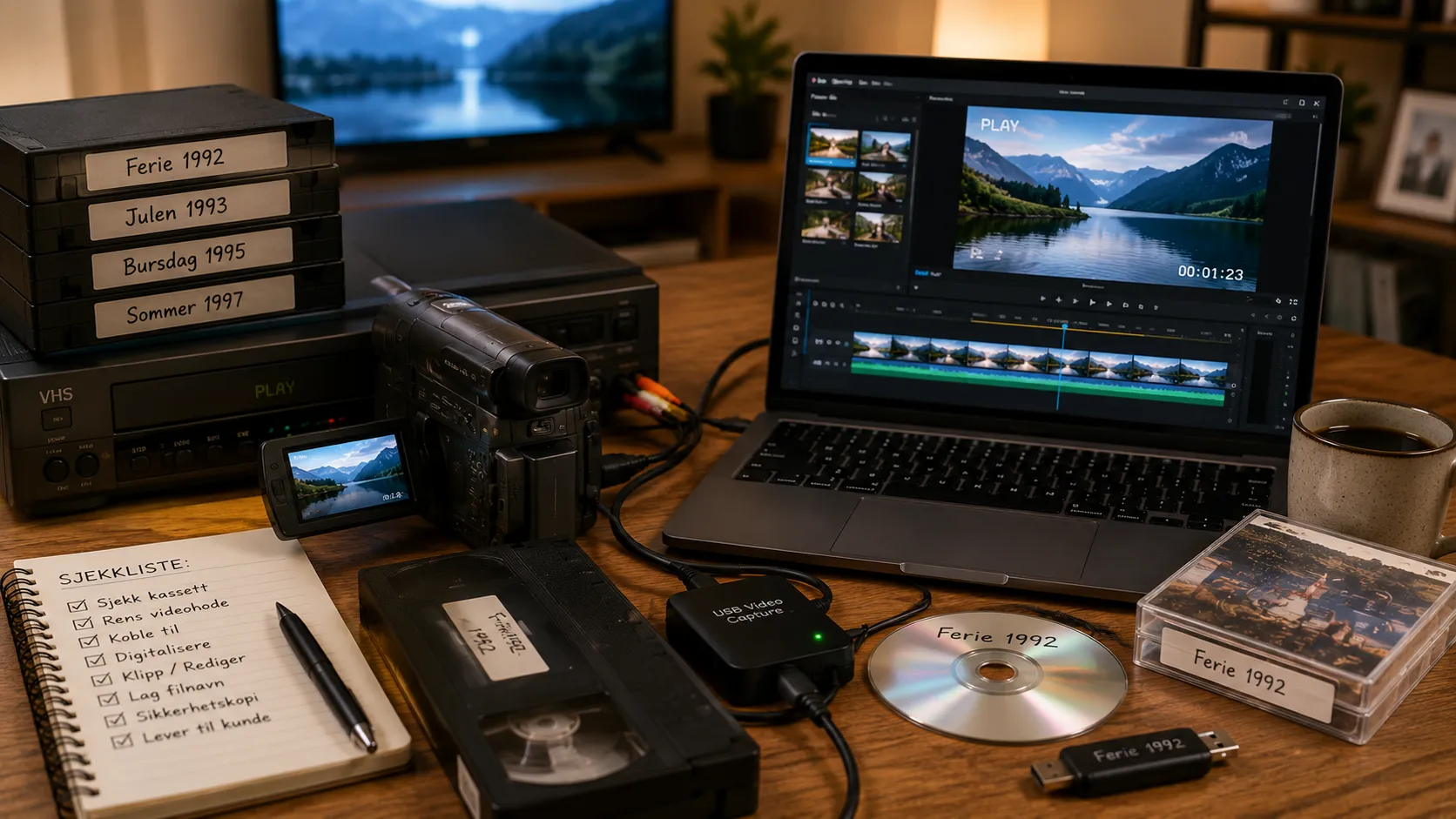Digitalisere VHS i Melhus