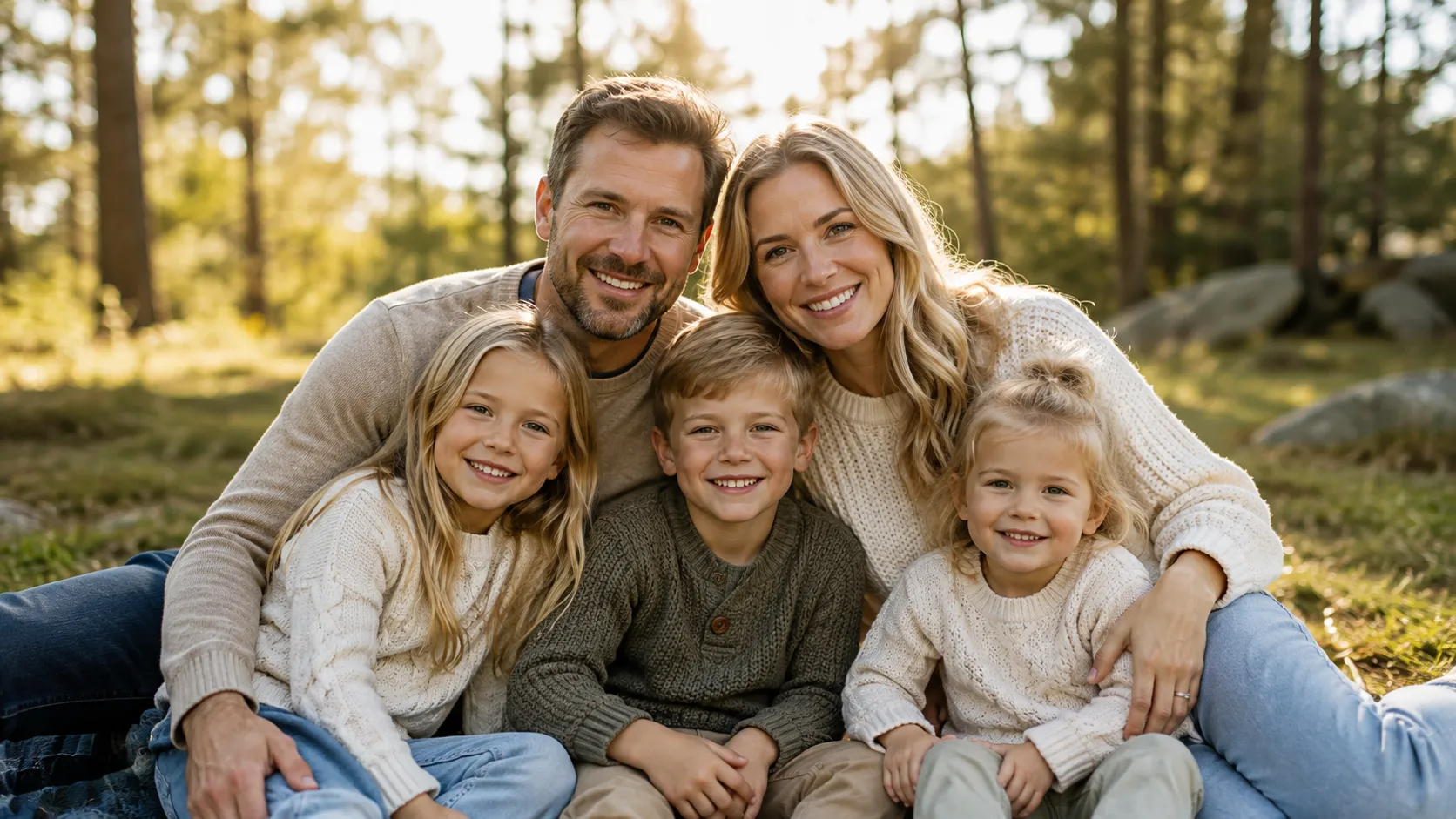 Familiefoto i Eidsvoll