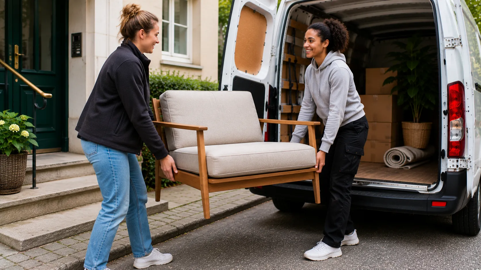 Hente Finn-kjøp i Askoy med varebil, transport og hjelp til møbler og store gjenstander