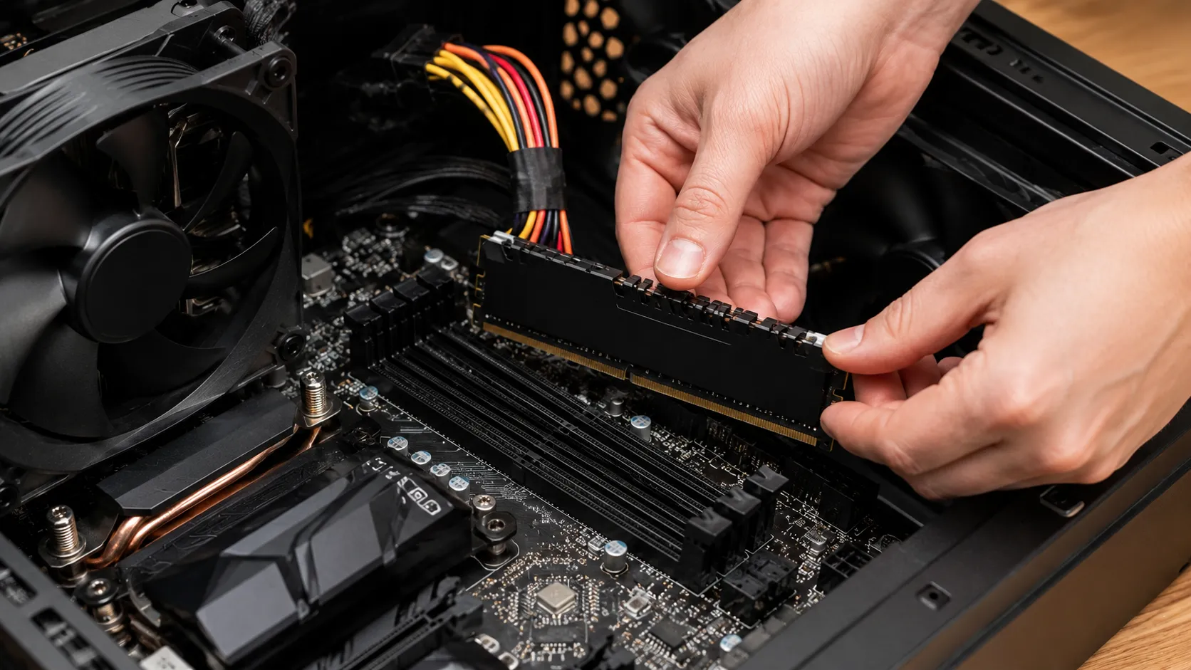 Installere RAM i Arna