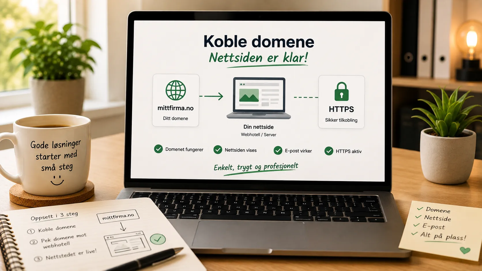 Koble domene i Malvik